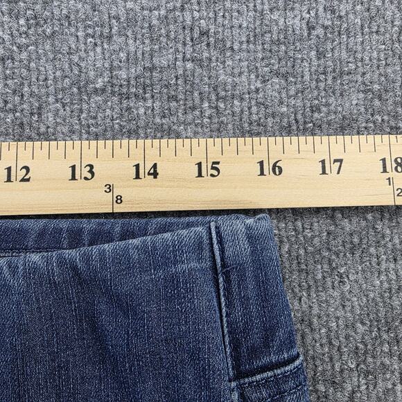 Soft Surroundings Jeans Womens Petite Medium Blue Pull On Straight Stretch Denim - Picture 5 of 16